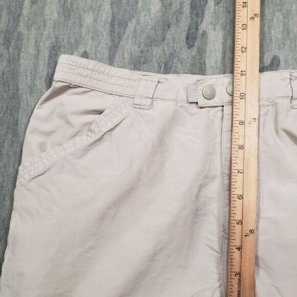 Columbia Convertible Pants Womens 8 Tan Khaki Regular Fit High‎ Rise Outdoors - Picture 8 of 11